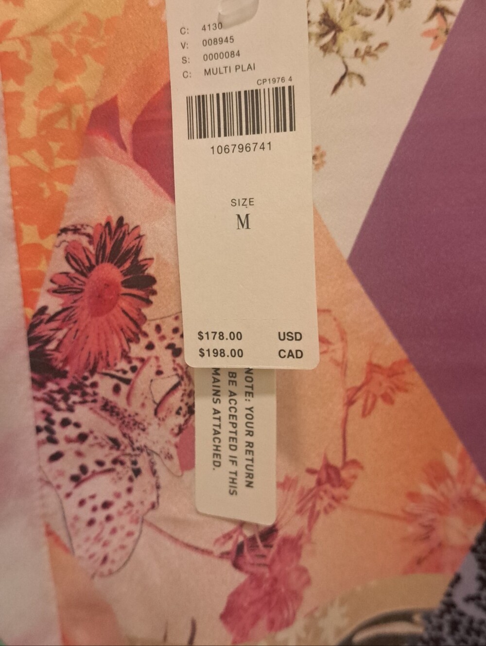 Maeve Floral Satin Slip Dress in Cream, Yellow, Pink and Orange - Picture 3 of 6